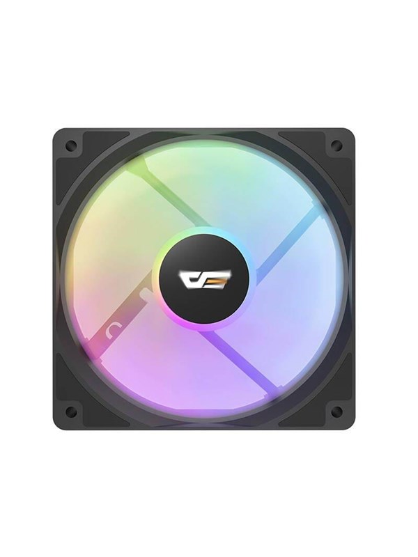 Darkflash Computer Fan CL12 LED (120x120) - Case ventilator - 120mm - Black - 26 dBA