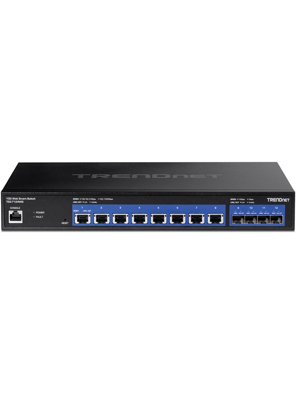 TRENDnet TEG-7124WS 12-Port 10G Web Smart Switch