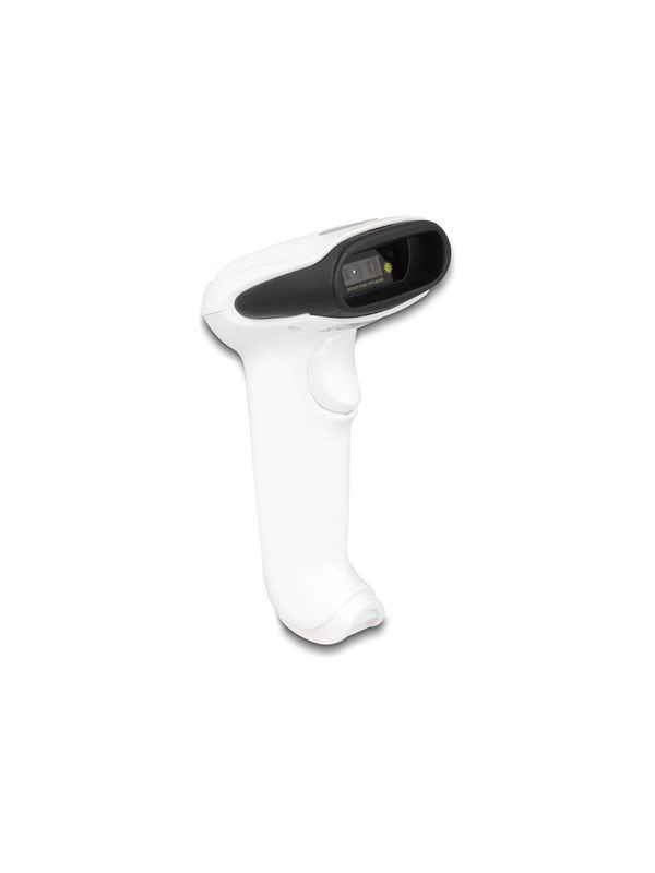 Barcode -scanner 1D en 2d voor 2,4 GHz, Bluetooth of USB - White