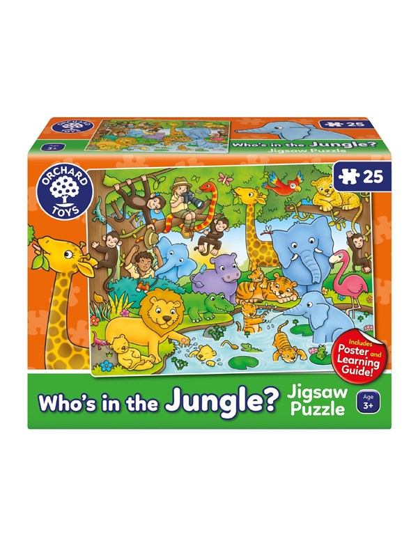 Orchard Who's In The Jungle - Puzzle 25 pcs Vloer