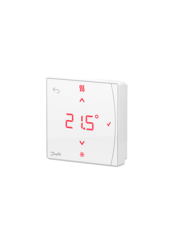 Danfoss Icon2 RT wireless room thermostat w/display and infrared floor sensor w/mounting