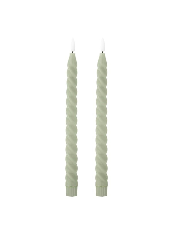 Bloomingville - Ponza LED Candles - Green