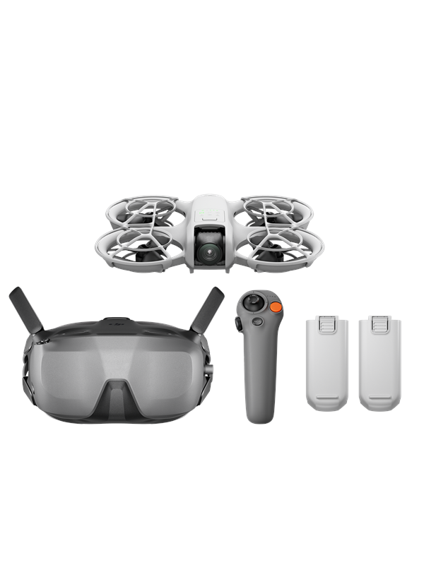 DJI Neo Motion Fly More Combo, minidrone met 4K UHD-camera voor volwassenen, 135 g zelfvliegende drone die je volgt, handstart, onderwerpvolging,