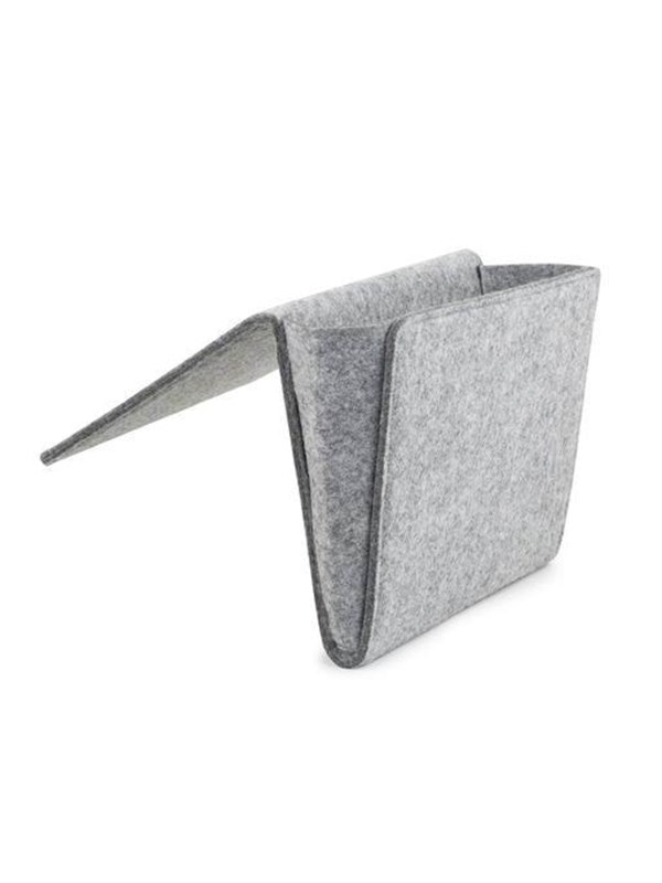 Bedside Pocket – Opbergzak voor je bed - Woonaccessoires – Vilt – Grijs – Medium