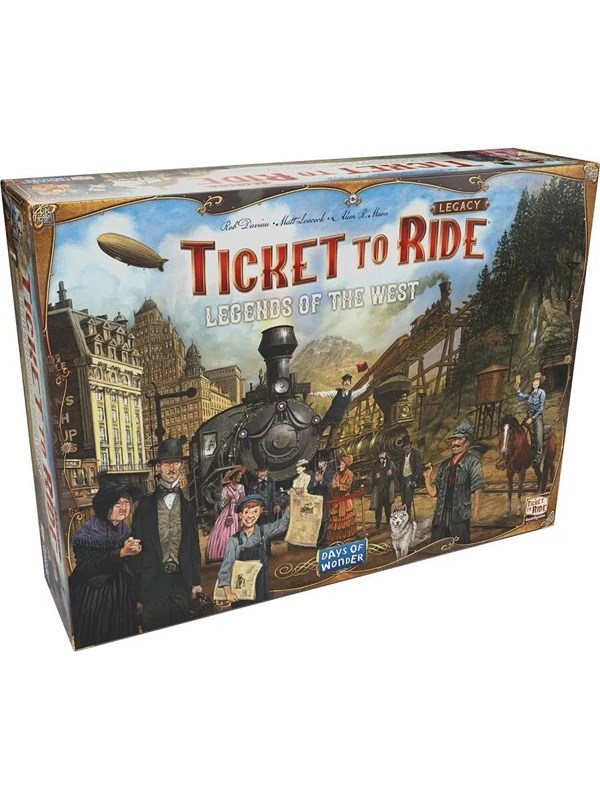 Days of Wonder Ticket to Ride Legacy Bordspel - Legenden van het Westen, DOW720036