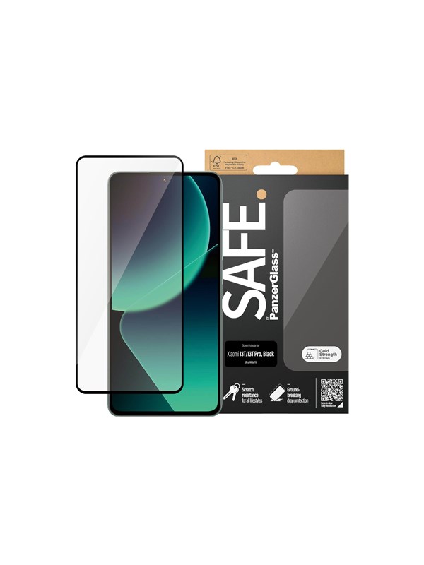 SAFE by PanzerGlass Screen Protector Xiaomi 13T | 13T Pro | Ultra-Wide Fit
