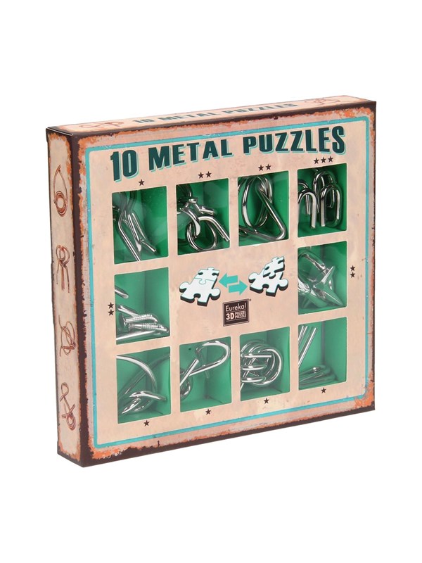 Eureka - Eureka! 10 Metalen Puzzels Groene Editie