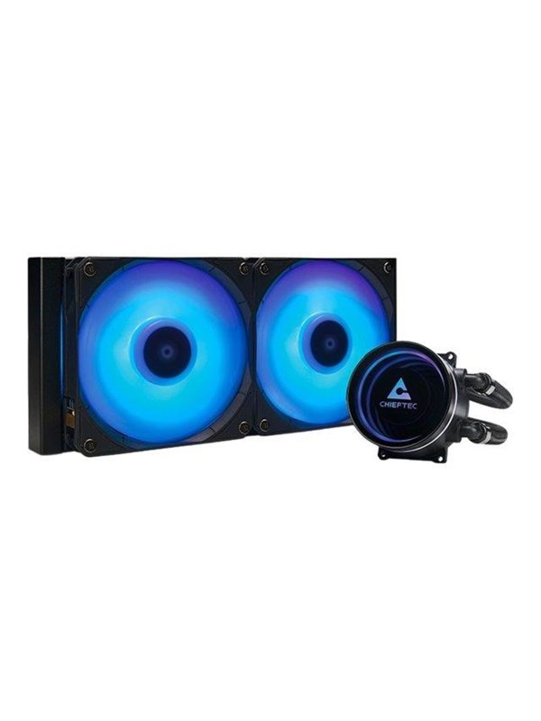 Chieftec Waterkoeling Iceberg 240 Clc-240-Rgb 2X120Mm Pwm Voor Intel Amd