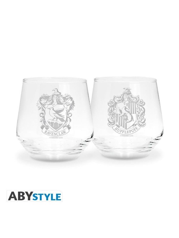 Harry Potter - 2 Glass Set Ravenclaw & Hufflepuff EUROPE x2 - Glas