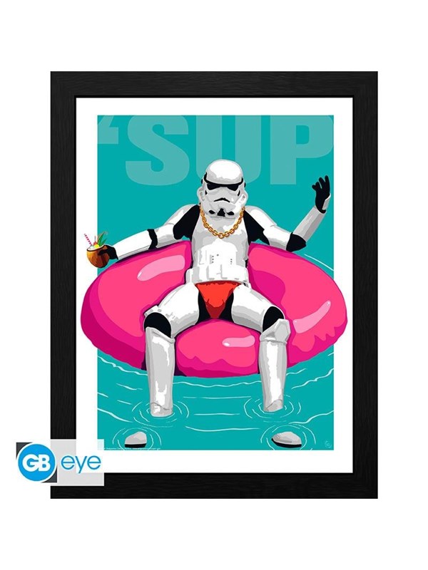 ABYstyle - ORIGINAL STORMTROOPER Framed print Pool Boy - Afbeelding