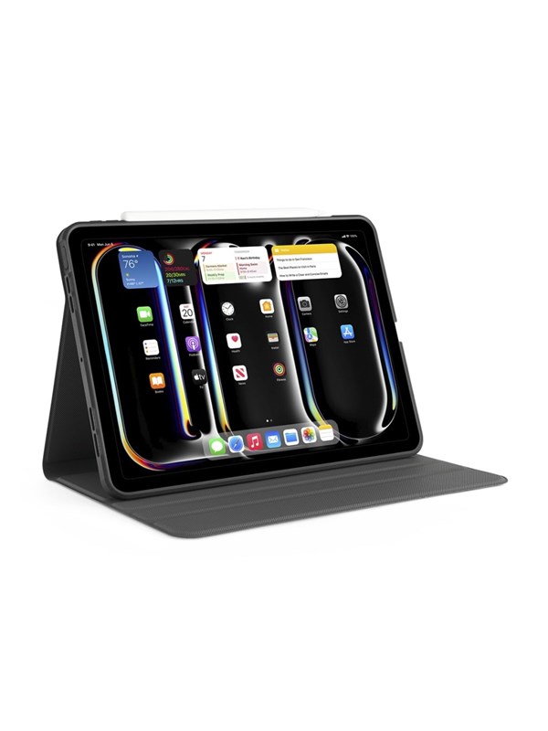 Pipetto iPad Pro 11 (2024) Rotating Folio Case - Black
