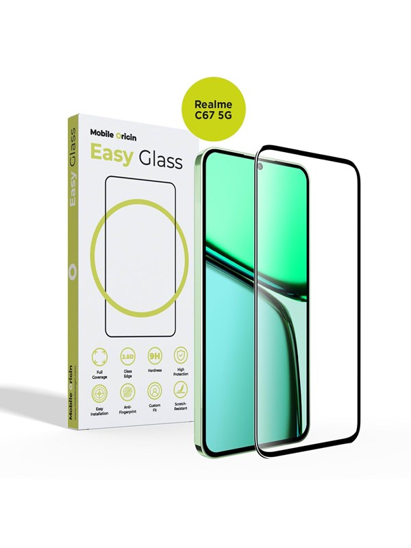 Mobile Origin Easyglass Beschermend Glas Voor Realme C67 5G Gehard
