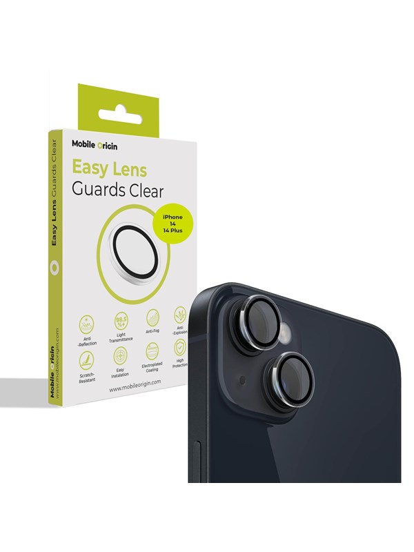 Mobile Origin Easy Lens guards - clear - iPhone 14/14 Plus