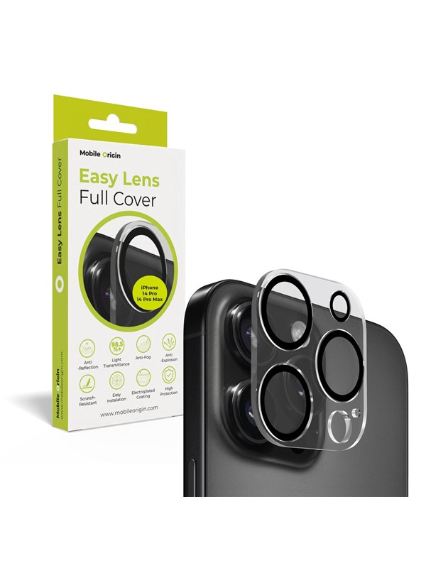 Mobile Origin Easy Lens full cover - clear - iPhone 14 Pro / 14 Pro Max