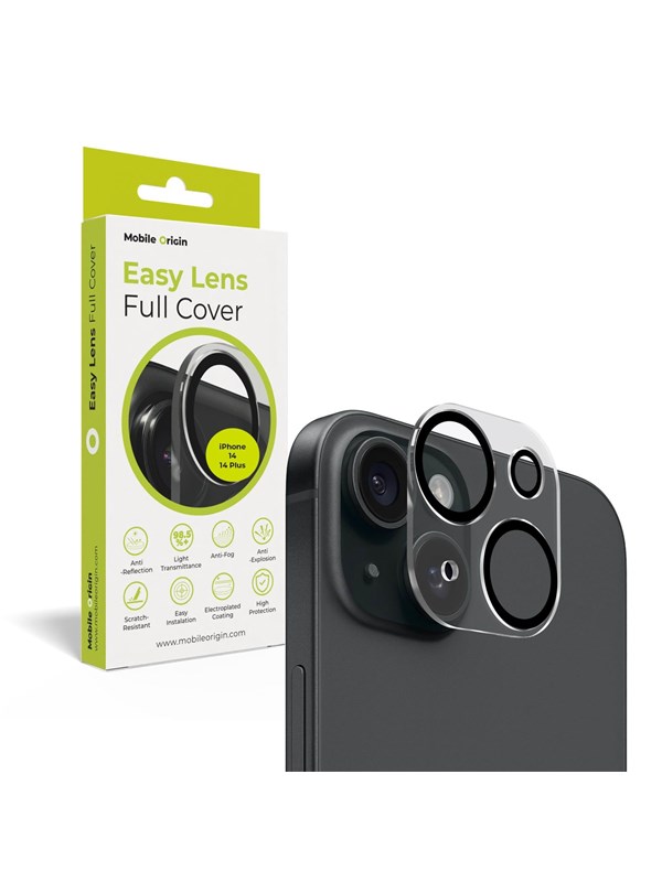 Mobile Origin Easy Lens full cover - clear - iPhone 14 / 14 Plus