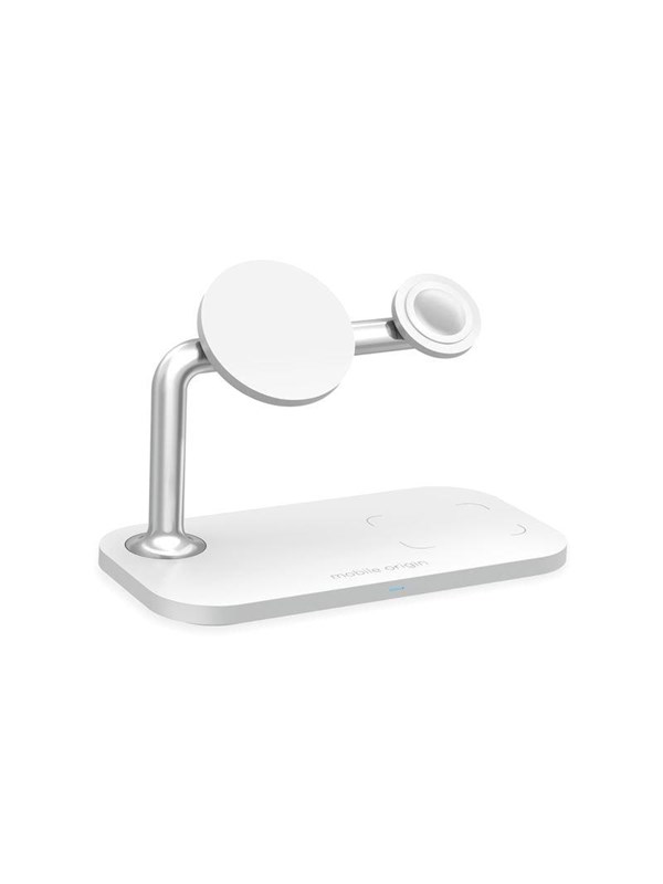Mobile Origin 3in1 Wireless Magnetic Charger MO1 - white