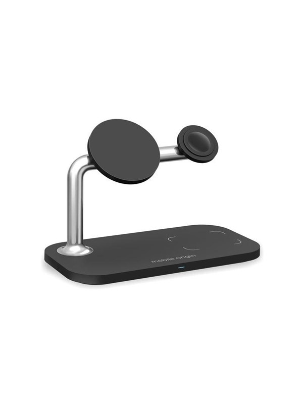 Mobile Origin 3in1 Wireless Magnetic Charger MO1 - black