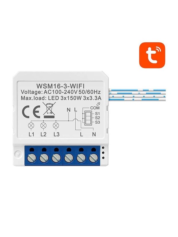Avatto Smart Switch Module WiFi WSM16-W3 TUYA