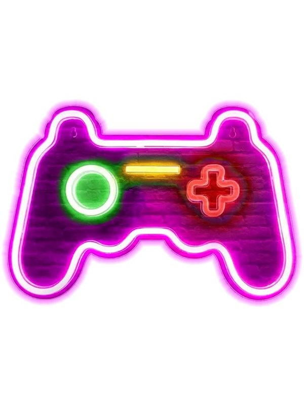Mecharite - Controller LED Neon Sign - Pink - Lamp