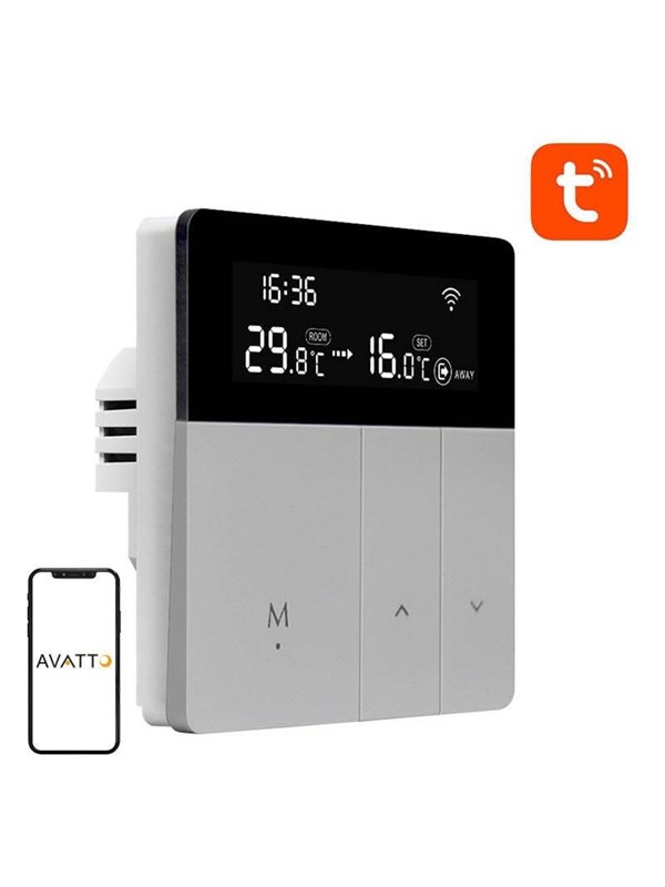 Avatto Wifi Thermostaat Voor Tuya Boiler 3A Automatiseringsregelaar