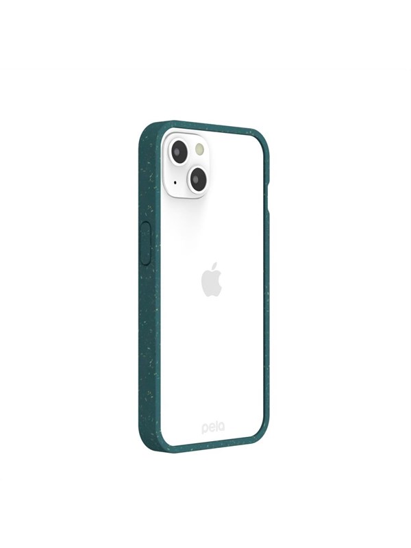 Pela Clear - iPhone 13 case - Green