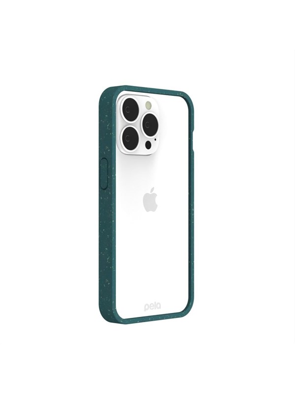 Pela Clear - iPhone 13 Pro case - Green