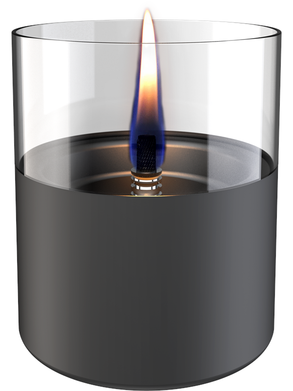 Tenderflame Lilly 10 Dark Grey Glass