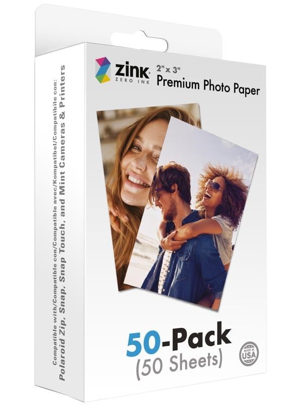 Kodak - Zink 2x3 inch Papier - 50 Pack - Geschikt voor Smile+ & Printomatic Camera's