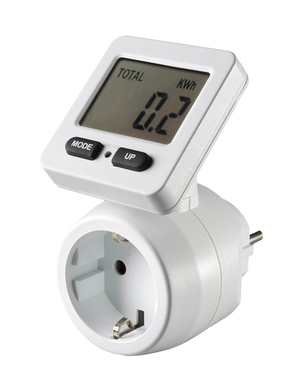 Vivanco Digital energy consumption meter Schuko 3680W