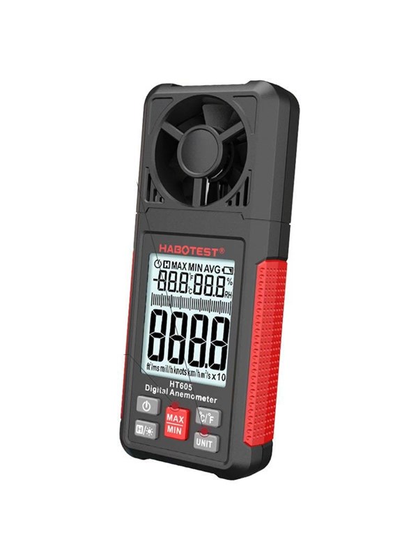 Digitale Anemometer Windsnelheidsmeter Habotest Ht605