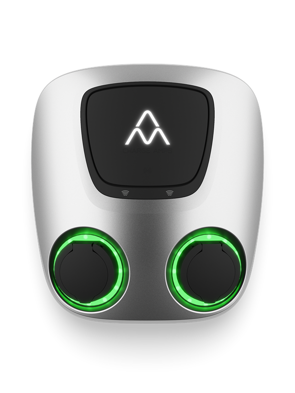 Charge Amps Aura 2x22 kW 3P 32A Type2 4G/Wifi/Lan OCPP RCD