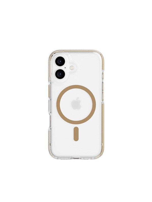 Tech21 Evo Crystal MagSafe for iPhone 16 - Gold
