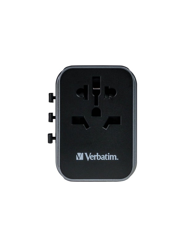 Verbatim 49545 Reisstekker Universal Travel Adapter UTA-03 PD30W / QC / 2xUSB / 2xType-C