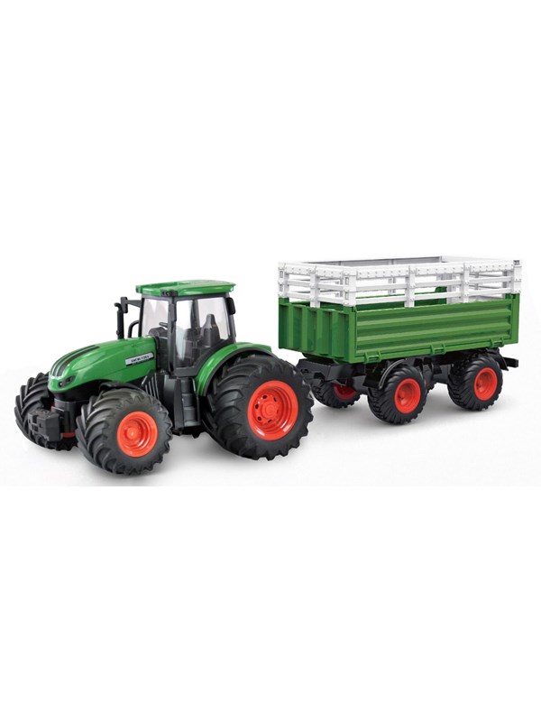 Amewi RC Tractor with Livestock Trailer 1:24 RTR Green