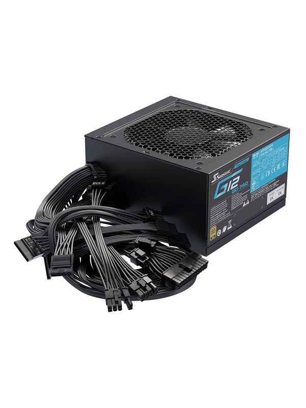 Seasonic G12 GC-750 Voeding - 750 Watt - 120 mm - ATX 2.3 - 80 Plus 80 PLUS Gold