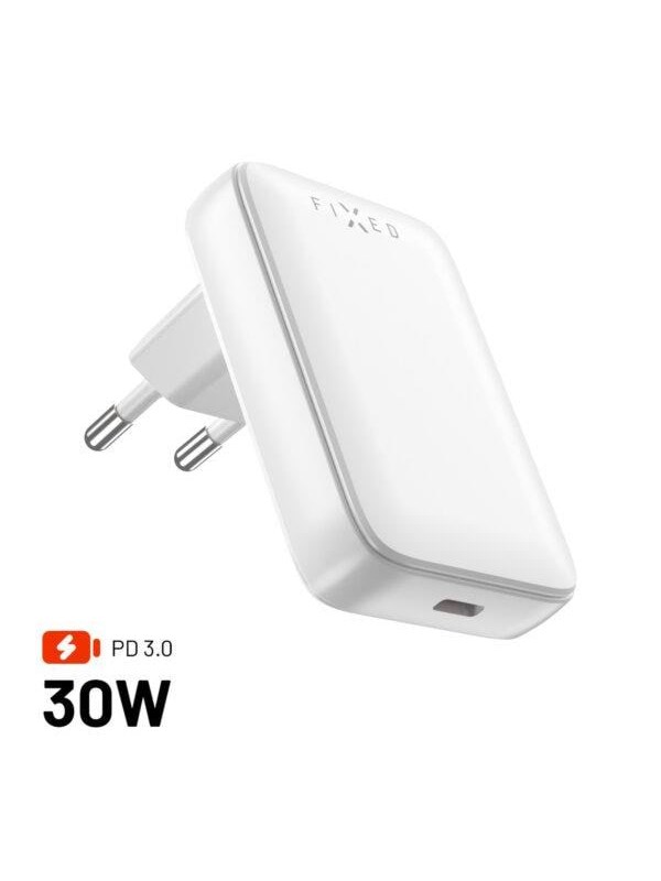 FIXED FIXCG30S-C-WH oplader voor mobiele apparatuur Universeel Wit AC Snel opladen Binnen