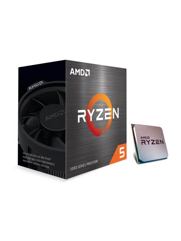 AMD Ryzen 5 5600T Wraith Stealth CPU - 6 kernen - 3.5 GHz - AMD AM4 - AMD Boxed (met koeler)
