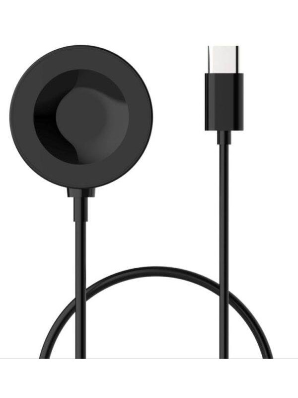 FIXED USB-C Oplaadkabel voor Huawei Watch GT – 1m – Vervangende Smartwatch Lader – Zwart