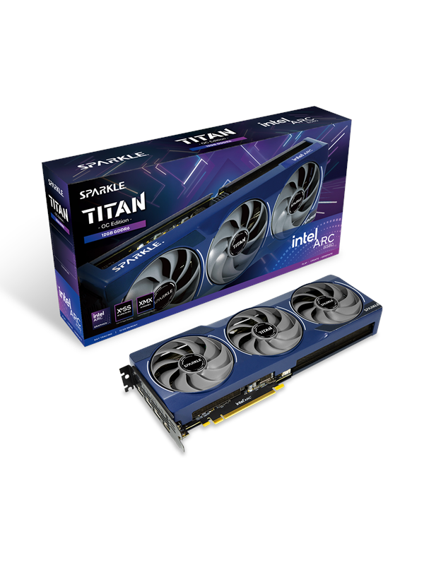 Sparkle Arc B580 Titan OC - 12GB GDDR6 RAM - Grafische kaarten