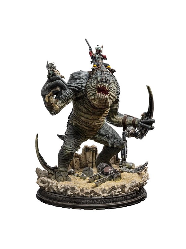 Iron Studios - Star Wars - Boba Fett & Rancor Statue Demi Scale 1/20 - Figuur