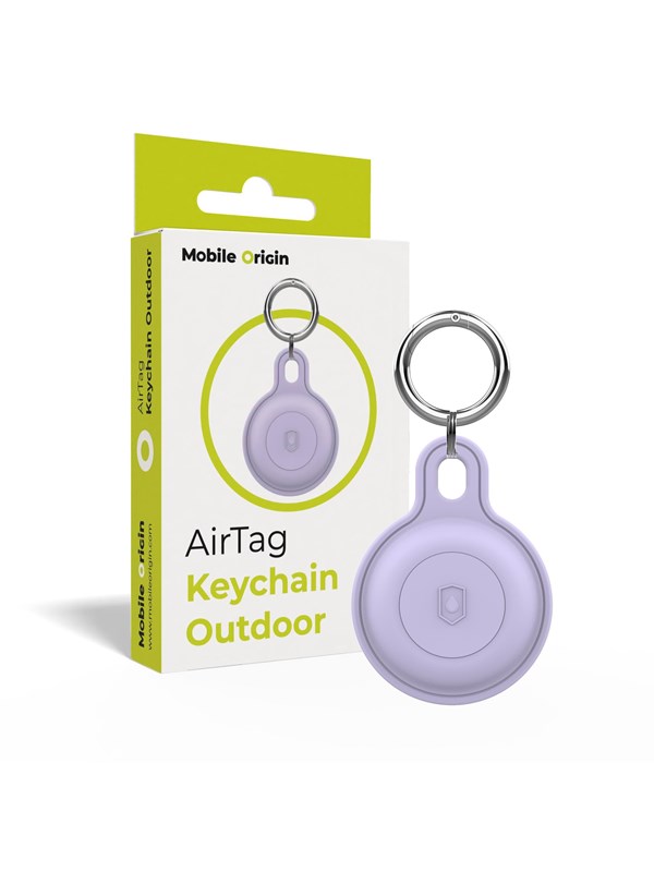 Mobile Origin AirTag Outdoor KeyChain - purple