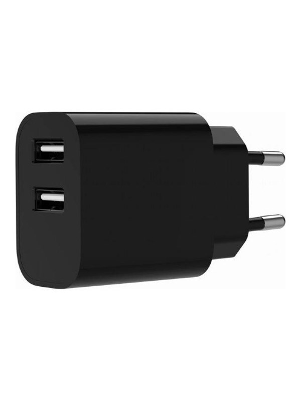 Gembird Universal USB charger 2.4A 2-port - Black