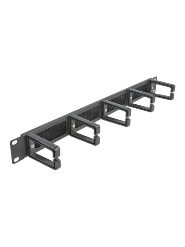 DeLOCK Cable Management Brush Strip with 5 hooks