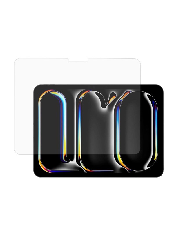 4smarts, Getemperd Glas Beschermende Folie Geschikt voor Apple iPad Pro 13 2024 Hardheid 9H Tweede Glas, Transparant