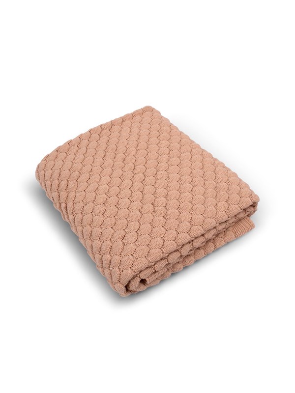 Filibabba Knittet baby blanket GOTS - Ivory Cream