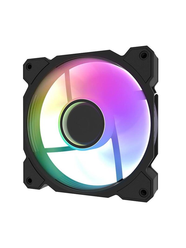 Darkflash DR08 Cooling Fan (Black) - Case ventilator - 120mm - Black - 30 dBA