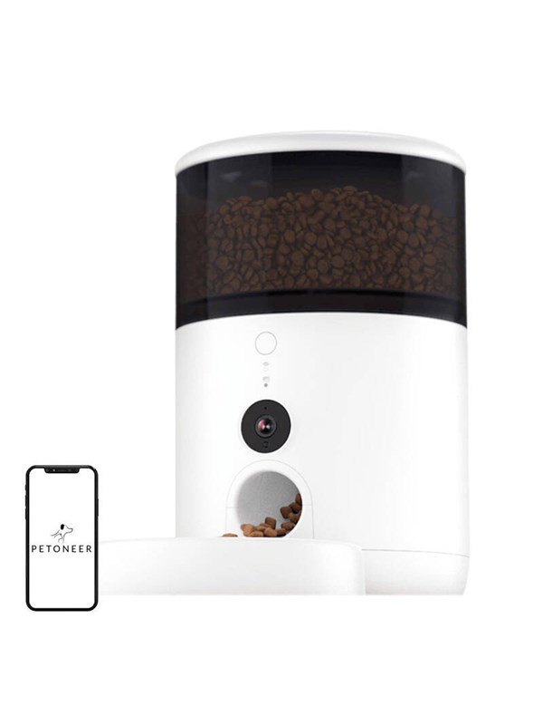 Petoneer NutriVue Smart Pet Food Dispenser with HD Camera