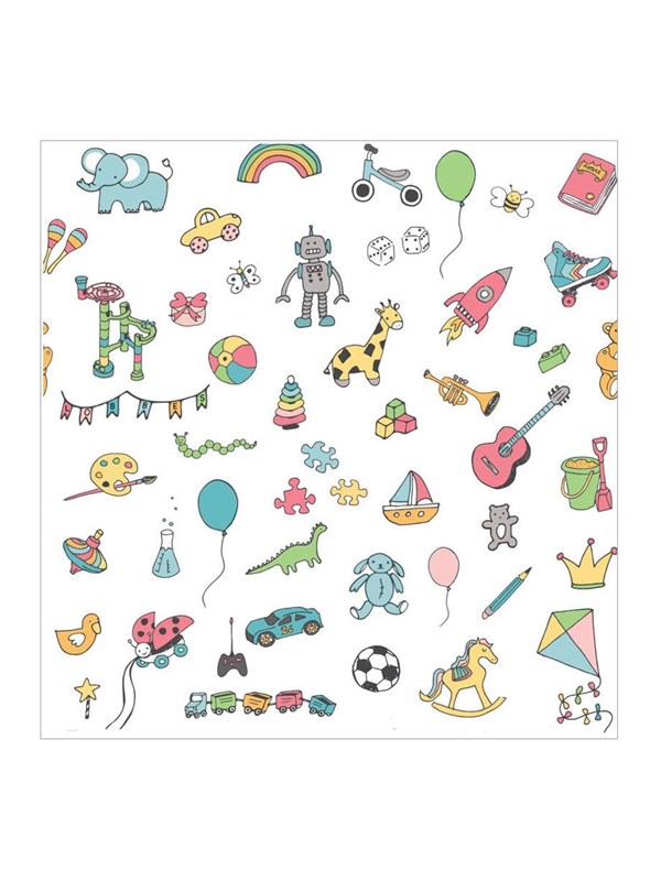 Lobbes Inpakpapier Speelgoed, 3mtr