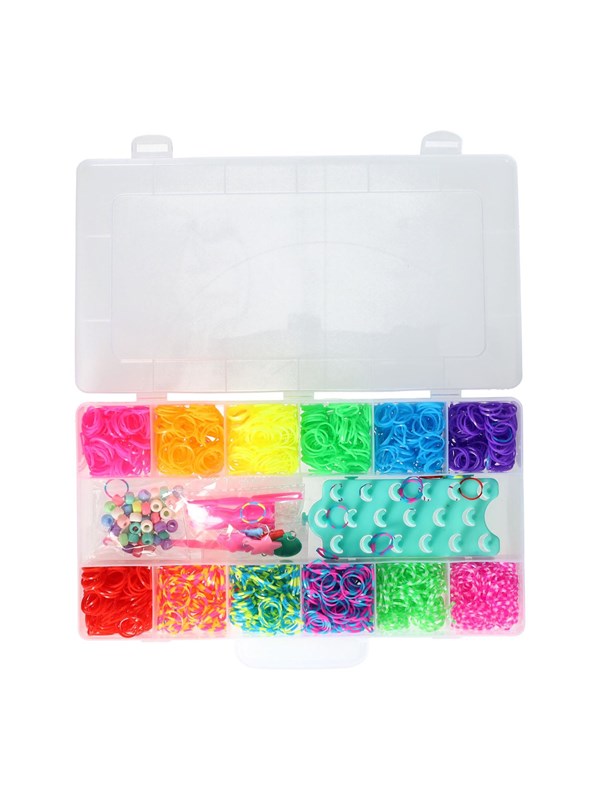 Loom elastiekjes set - Armbandjes maken - 2000-delig voor 6+ jaar