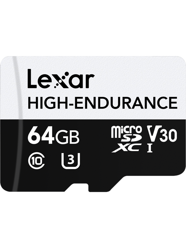 Lexar High-Endurance microSD - 100MB/s - 64GB